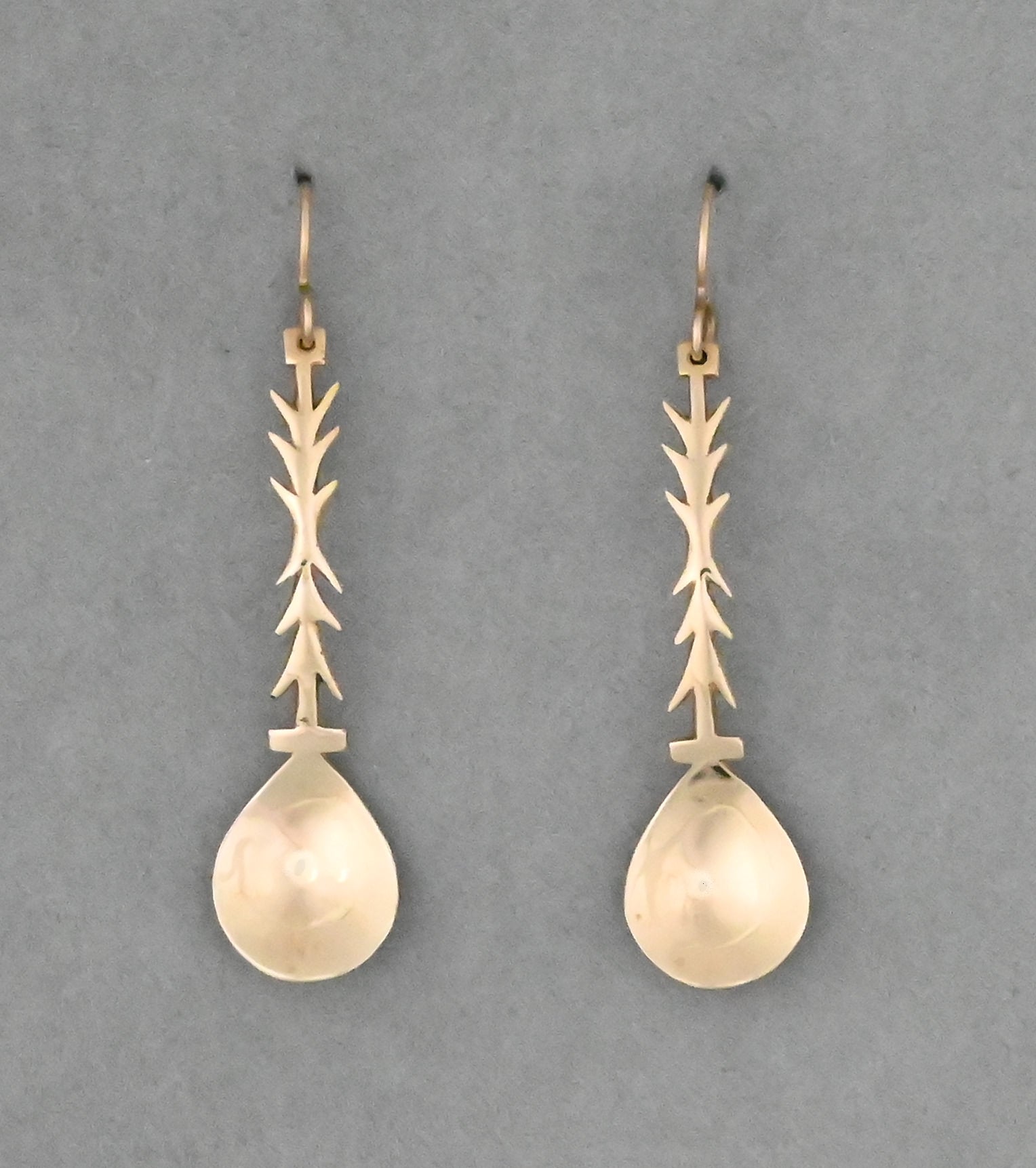 Earrings with Ceremonial Spoons by George Blake