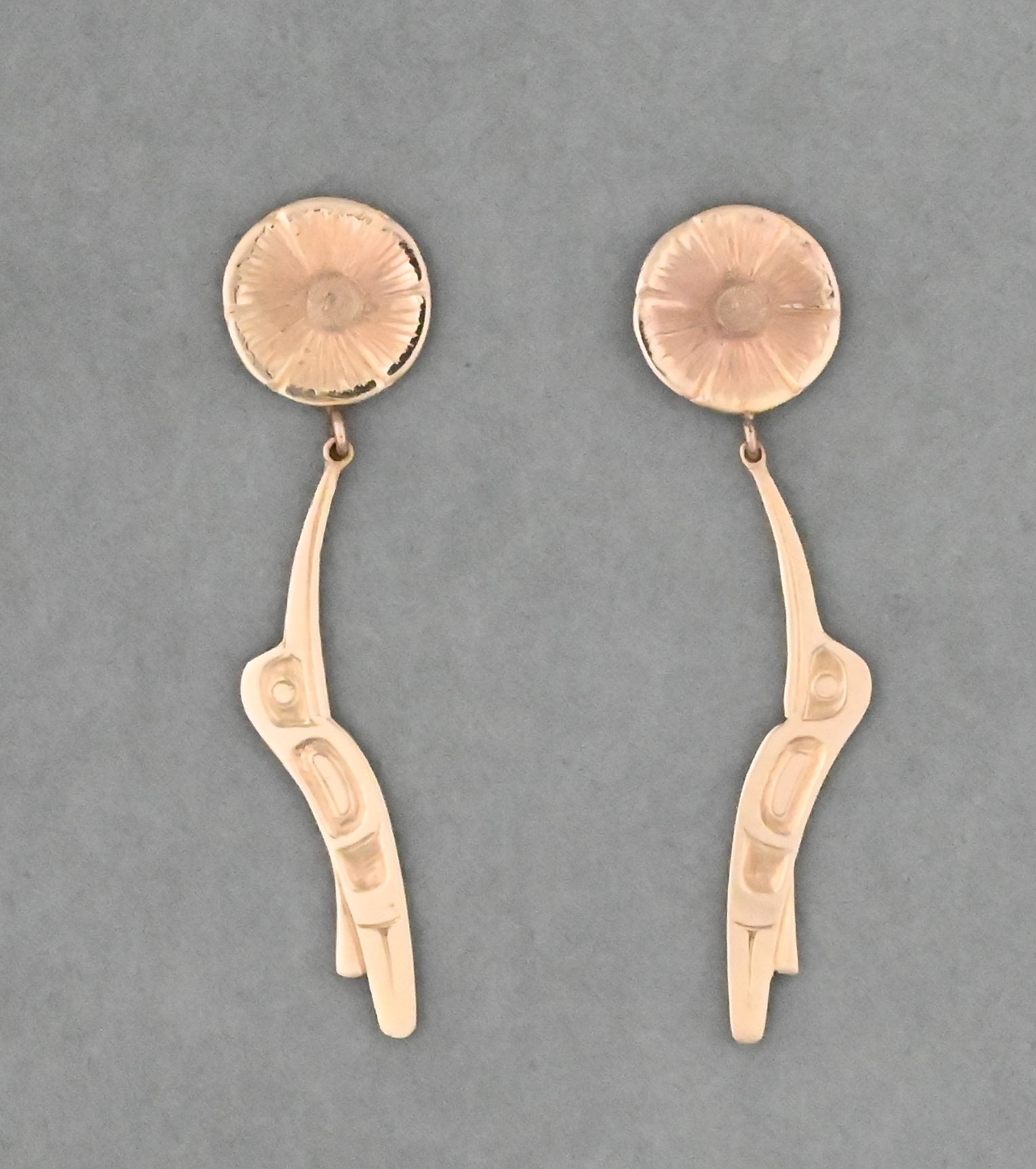 Earrings with Hummingbirds by John Alexander