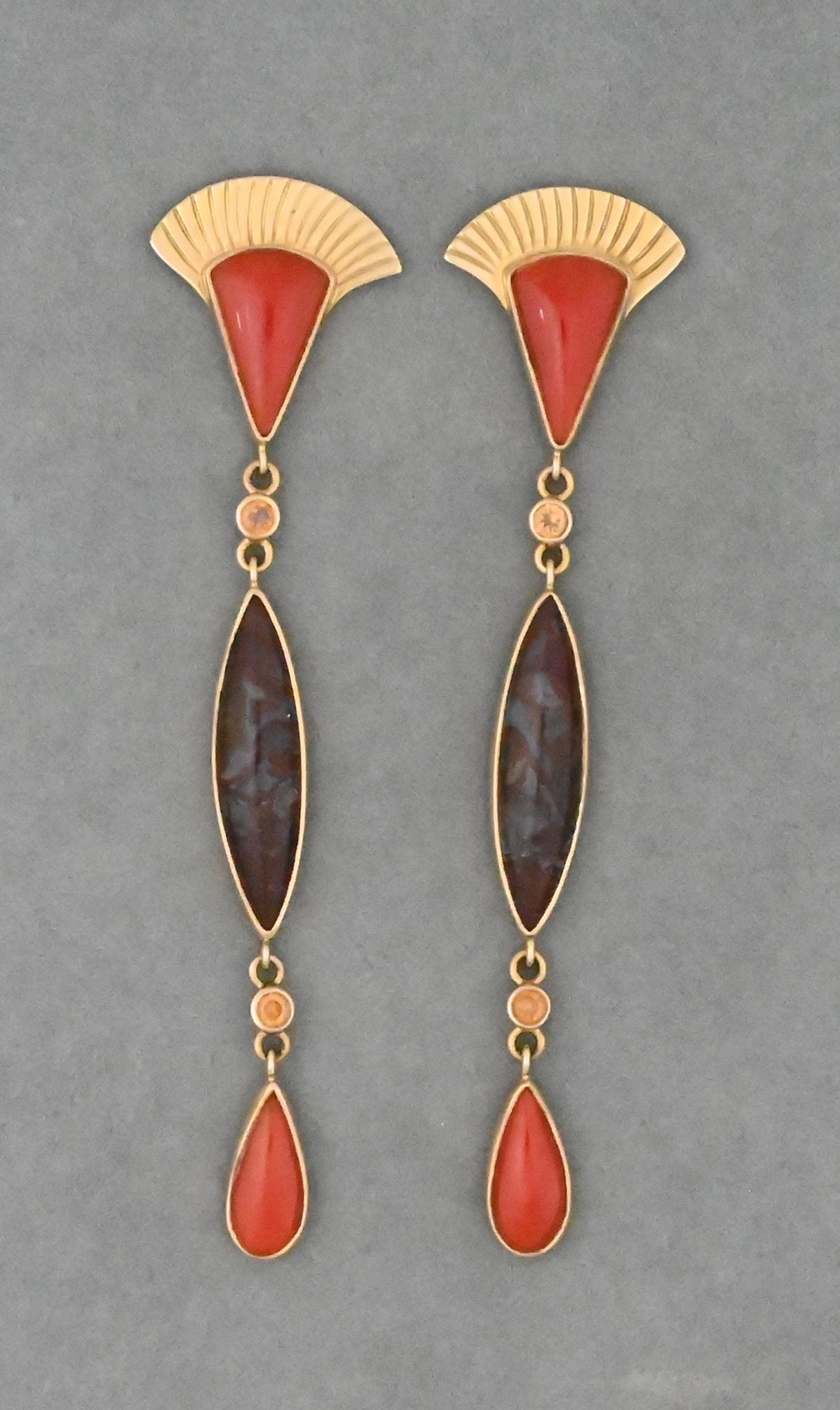 Long Drop Earrings by Victoria Adams