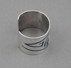 Bracelet, Cuff with Overlay (Navajo)