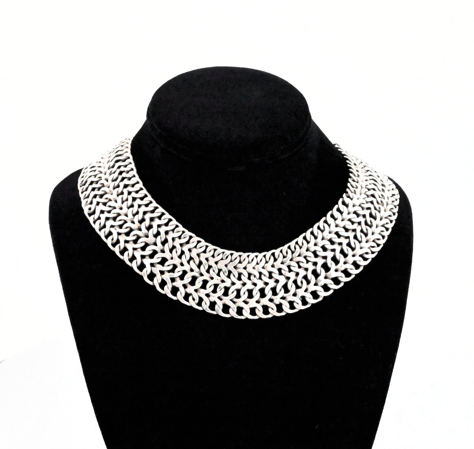 Woven Silver Collar (Mexico) by unknown