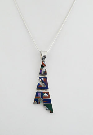Pendant with Inlay by Frank Carrillo