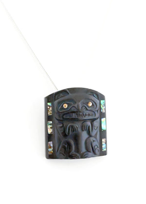 Bear Frontlet Pendant by Donnie Edenshaw