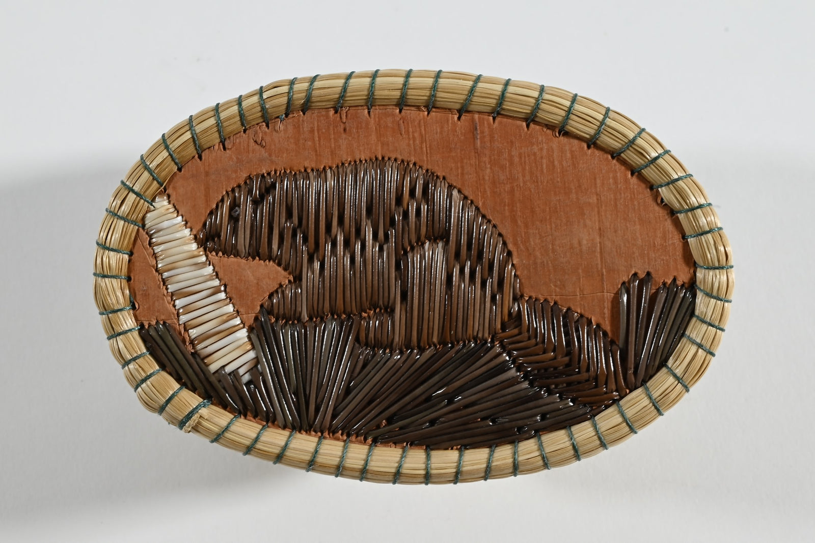 Anishinaabe Birchbark Box by Lorraine Besito
