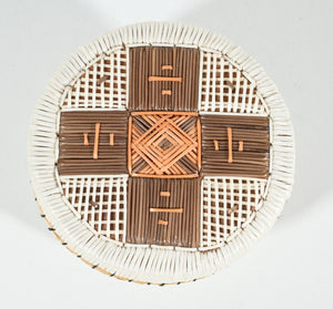 Vintage Anishinaabe Quill Box by Lorraine Besito