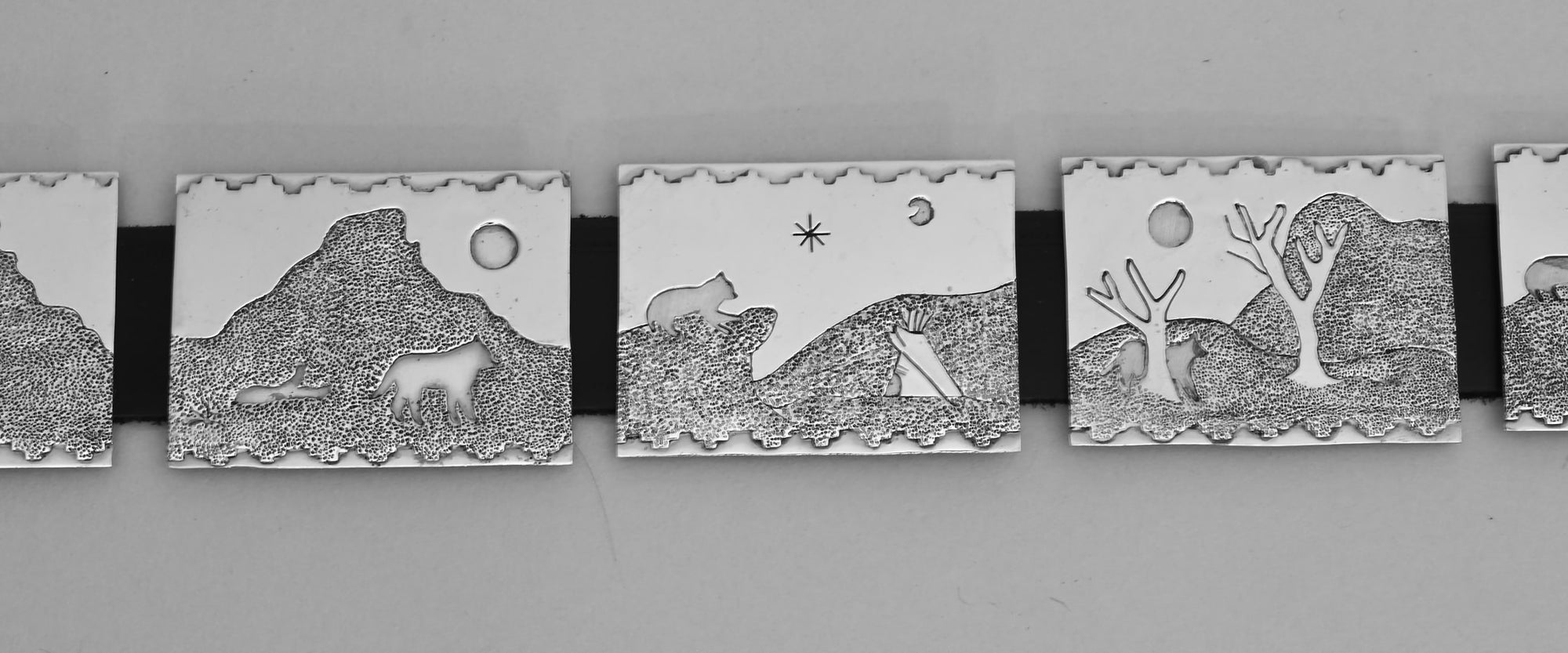 Wolf Memories Belt (Caddo-Pawnee) c.1994