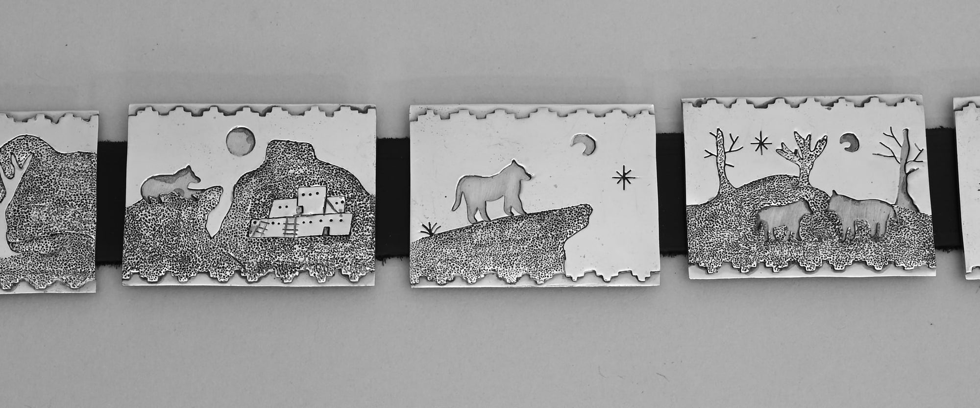 Wolf Memories Belt (Caddo-Pawnee) c.1994