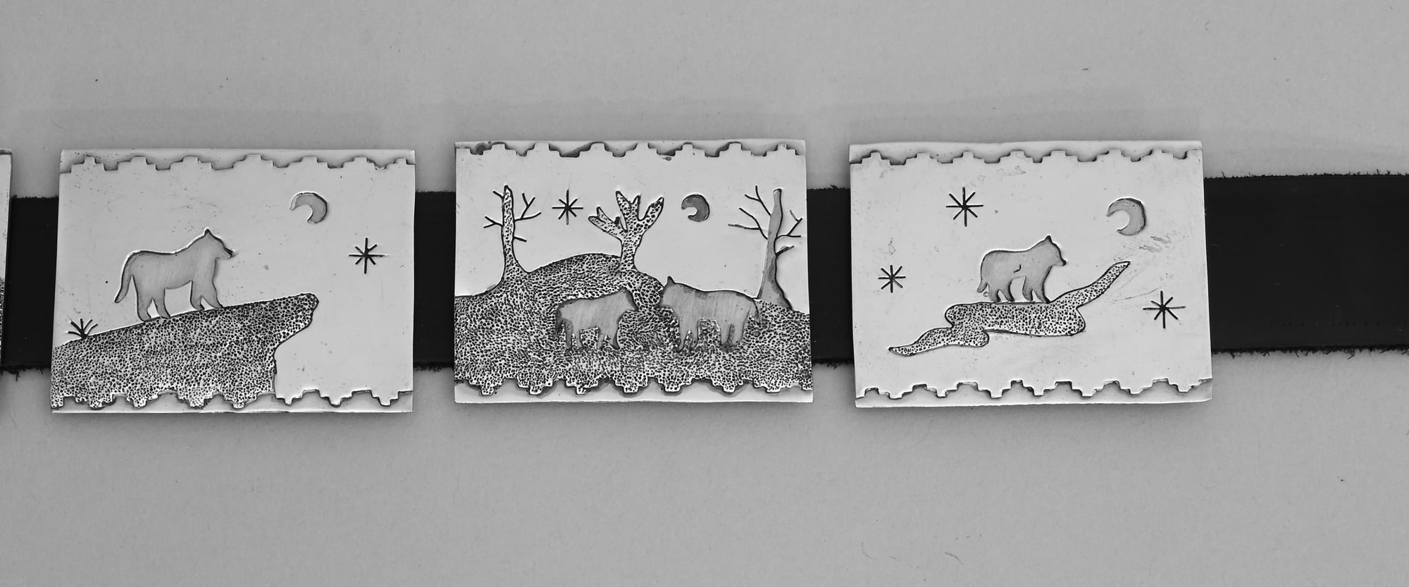 Wolf Memories Belt (Caddo-Pawnee) c.1994