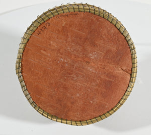 Vintage Anishinaabe Quill Box by Annie Pangowish