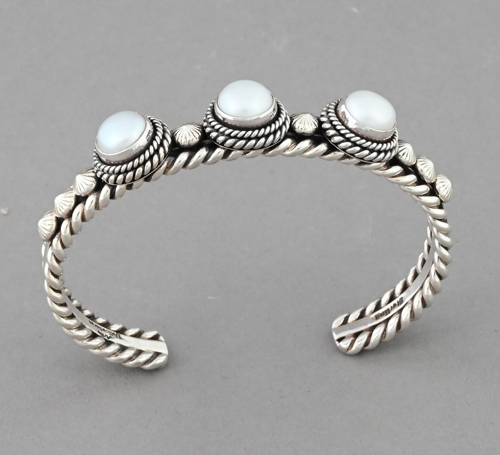 Bracelet with Fresh Water Pearls by Artie Yellowhorse