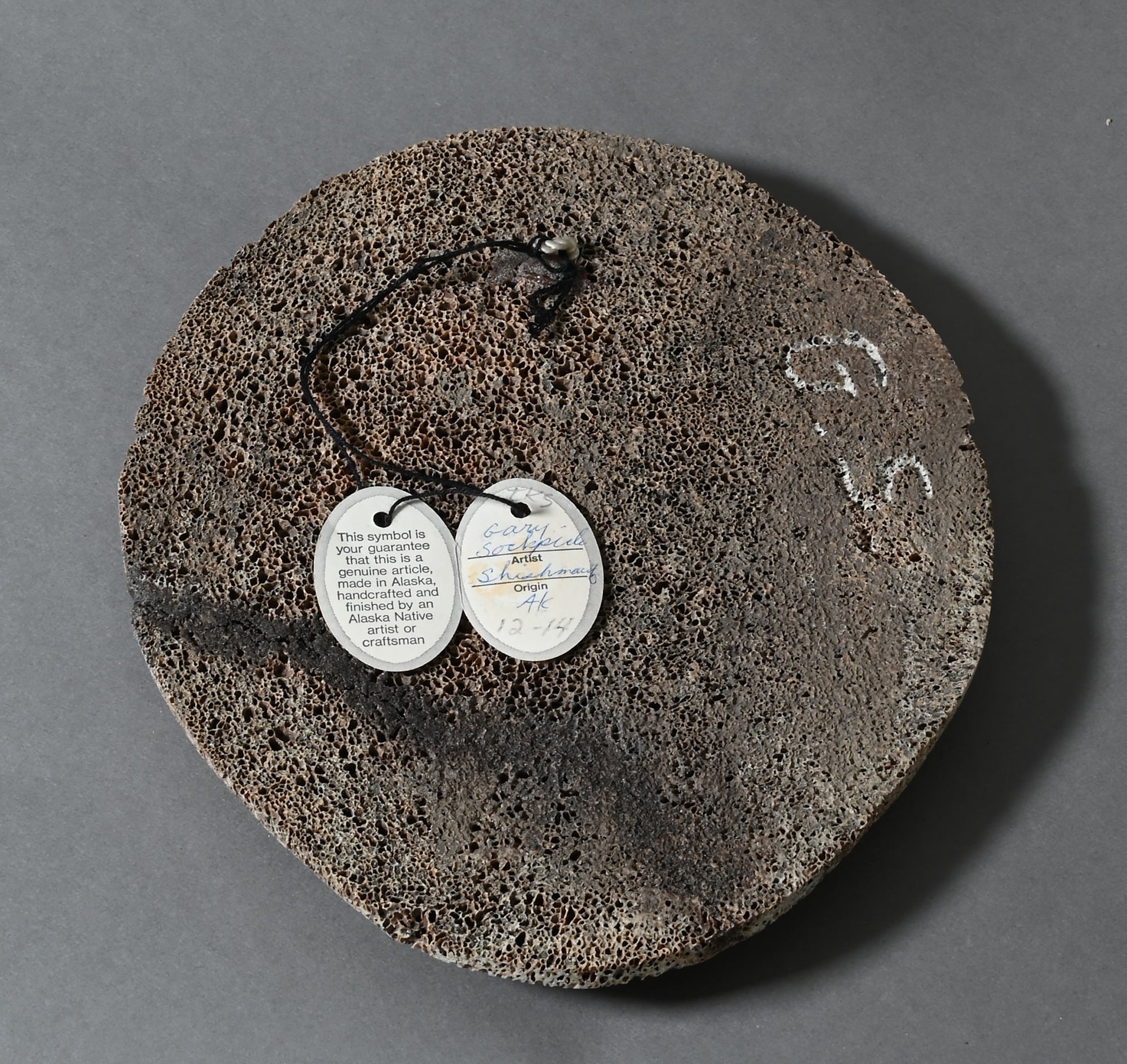 Mask with Mini Face by Gary Sockpick (Inupiaq) of Shishmaref, Aslaka