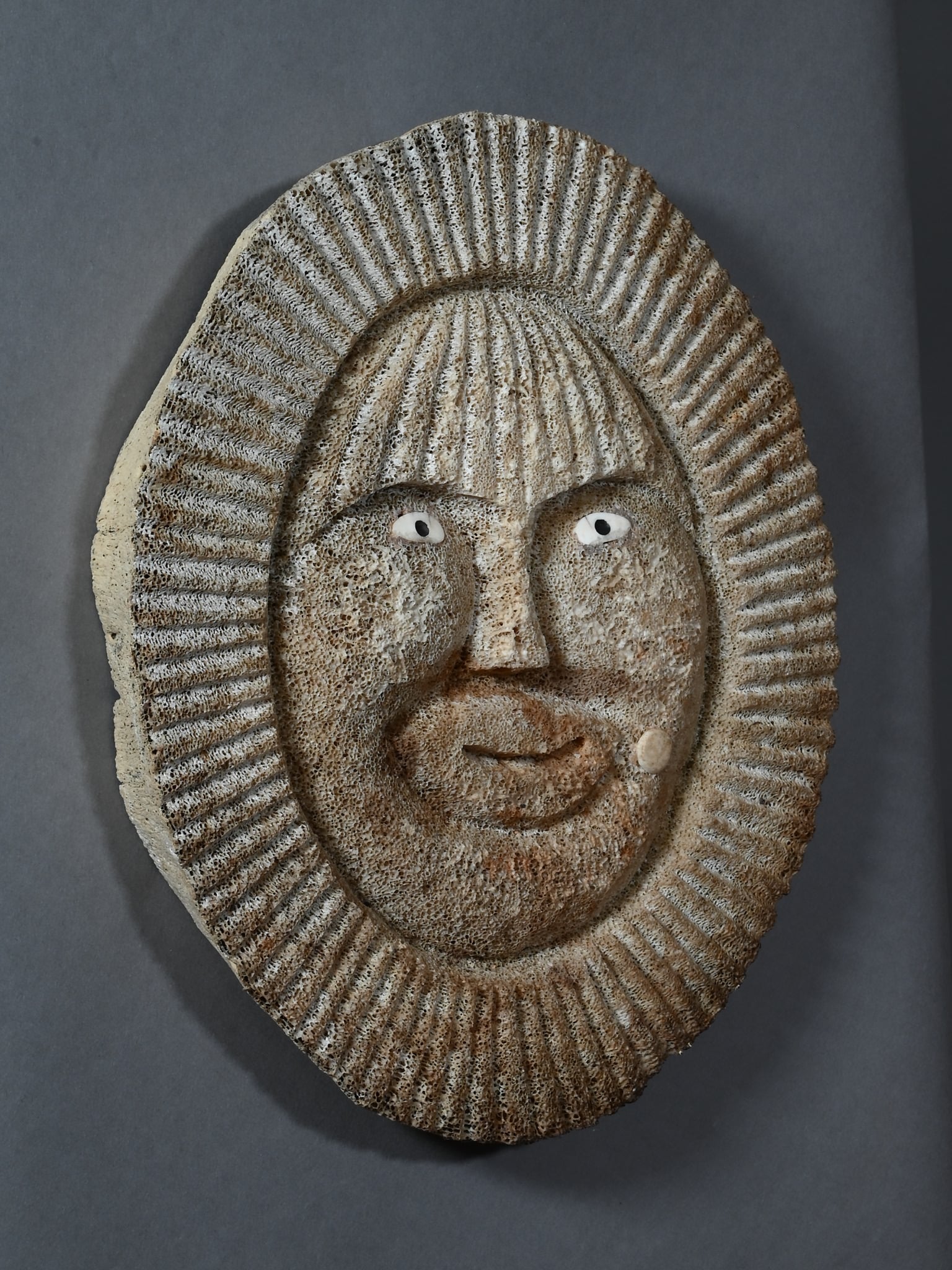 Mask with Woman's Face by Edward Tocktoo (Inupiaq)