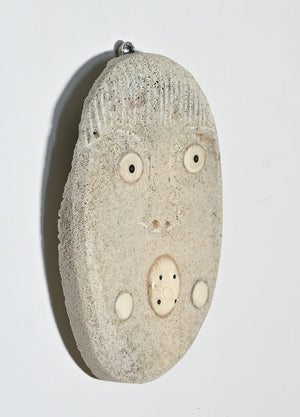 Whalebone Mask with Inua by Thomas Sockpick