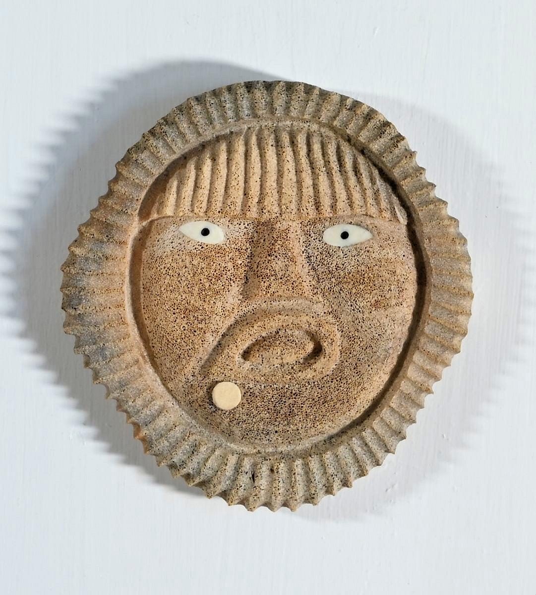Whalebone Mask from Shishmaref, Alaska