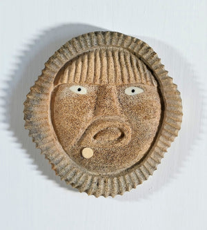 Whalebone Mask from Shishmaref, Alaska