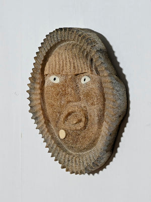 Whalebone Mask from Shishmaref, Alaska