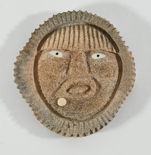 Whalebone Mask from Shishmaref, Alaska