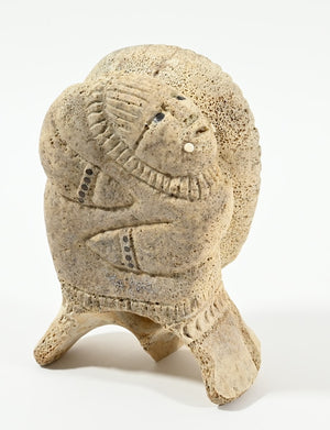 Dancer with Mask Double Sculpture from Shishmaref, AK
