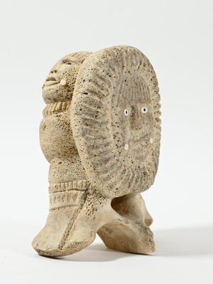 Dancer with Mask Double Sculpture from Shishmaref, AK