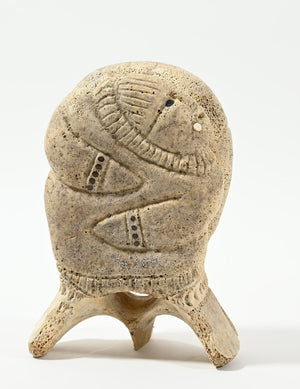 Dancer with Mask Double Sculpture from Shishmaref, AK