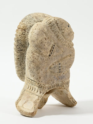 Dancer with Mask Double Sculpture from Shishmaref, AK
