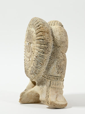 Dancer with Mask Double Sculpture from Shishmaref, AK
