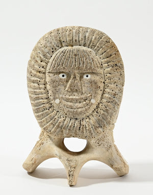 Dancer with Mask Double Sculpture from Shishmaref, AK