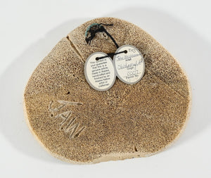 Whalebone Mask with Mother and Child by John Weyiouanna
