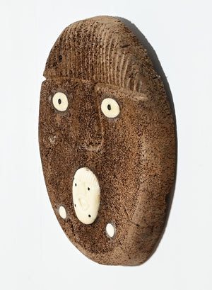 Whalebone Mask with Inua by Thomas Sockpick