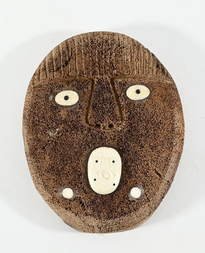 Whalebone Mask with Inua by Thomas Sockpick