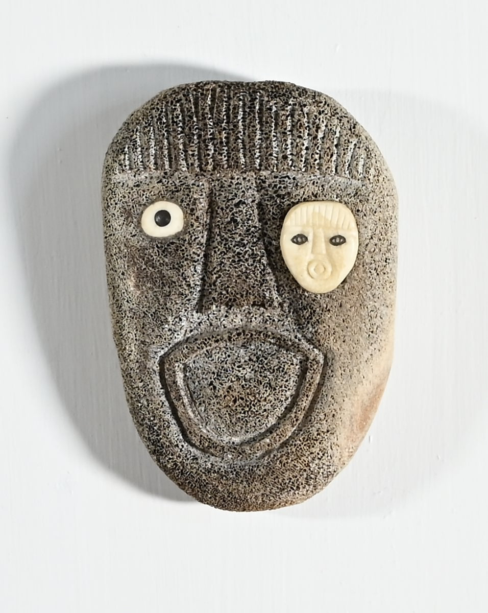 Whalebone Mask from Shishmaref, Alaska