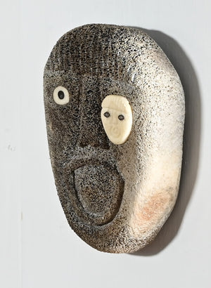 Whalebone Mask from Shishmaref, Alaska