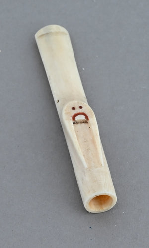 Vintage Alaska: Pipe Stem with Walrus, artist/origin unknown