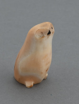 Owl from Fossil Walrus Tusk (Alaska)