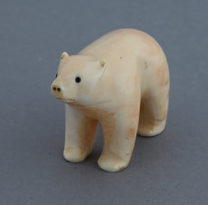 Bear from Fossil Walrus Ivory (Alaska)