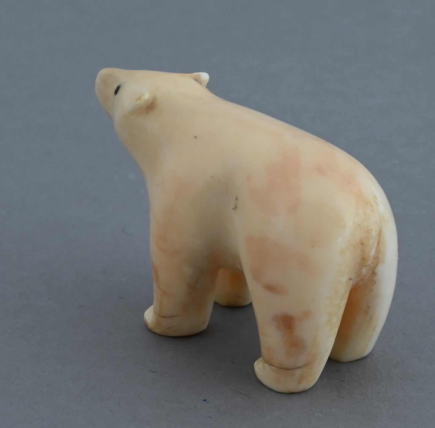 Bear from Fossil Walrus Ivory (Alaska)