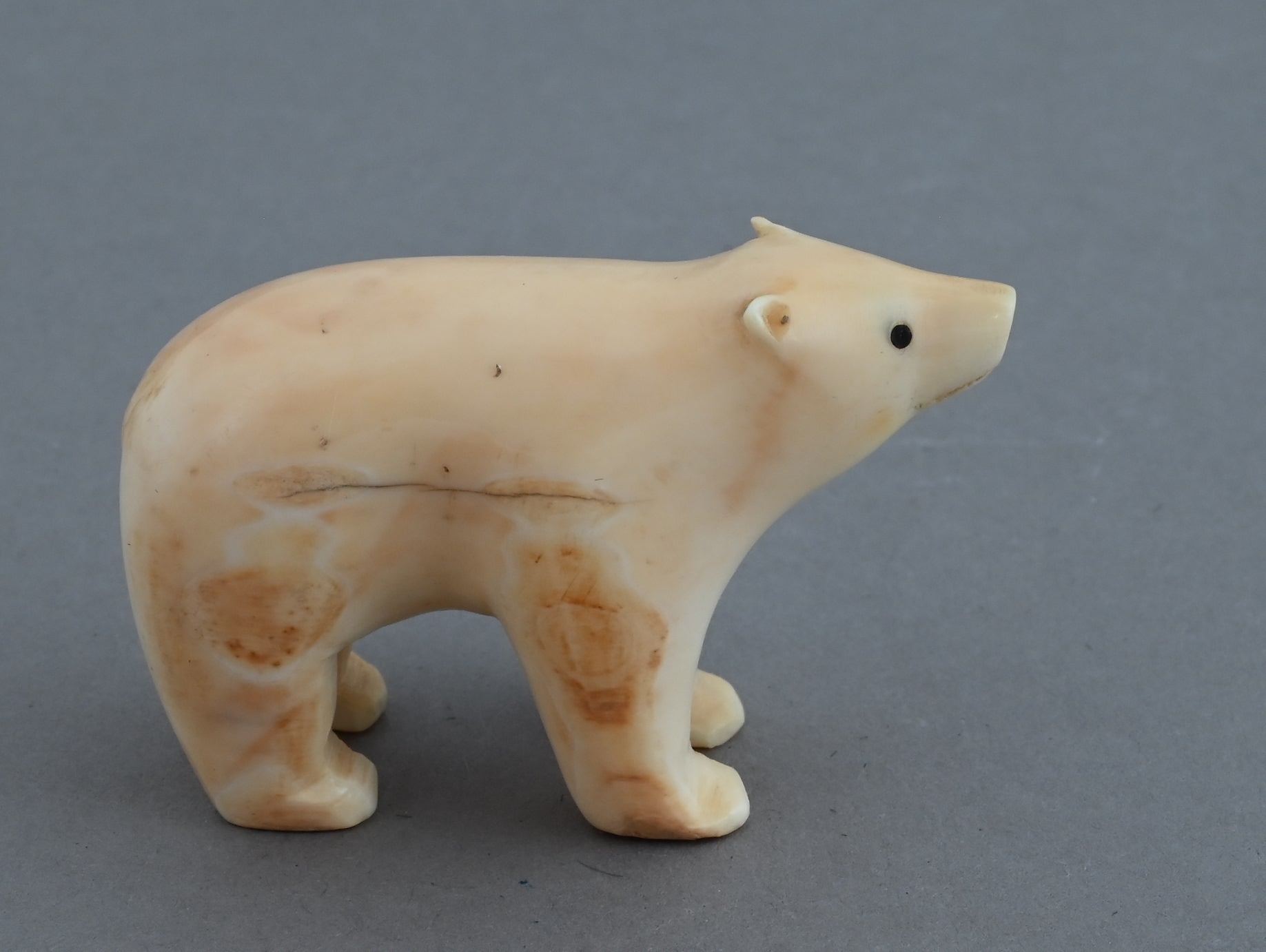 Bear from Fossil Walrus Ivory (Alaska)