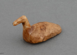 Tiny Waterfowl Artifact with drilled tail - Vintage Alaskan