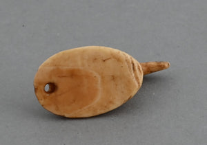 Tiny Waterfowl Artifact with drilled tail