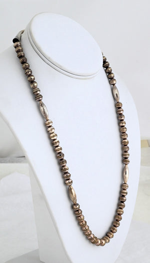 Necklace with Vintage Sterling Beads