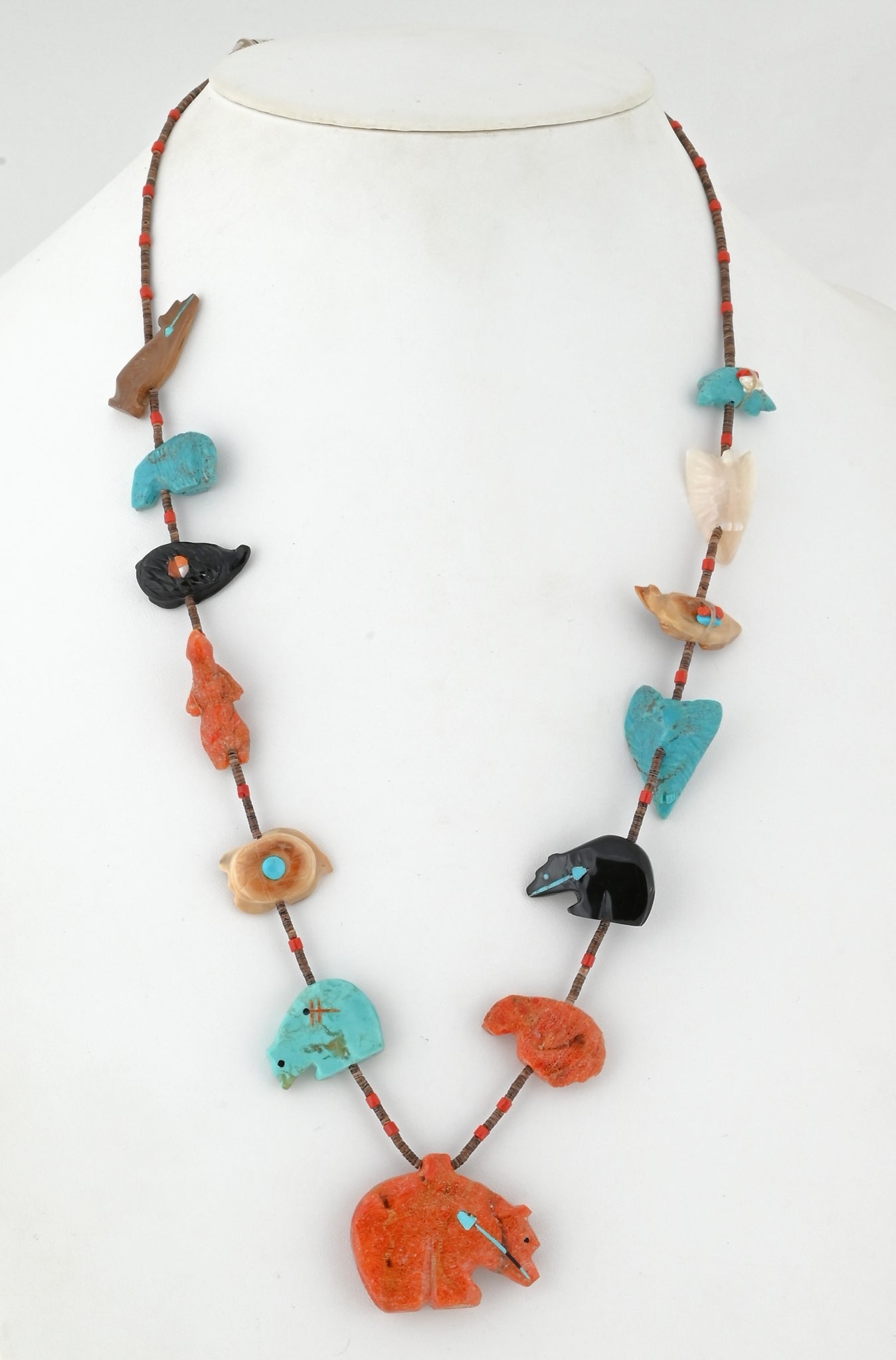 Fetish Necklace with Mixed Animals