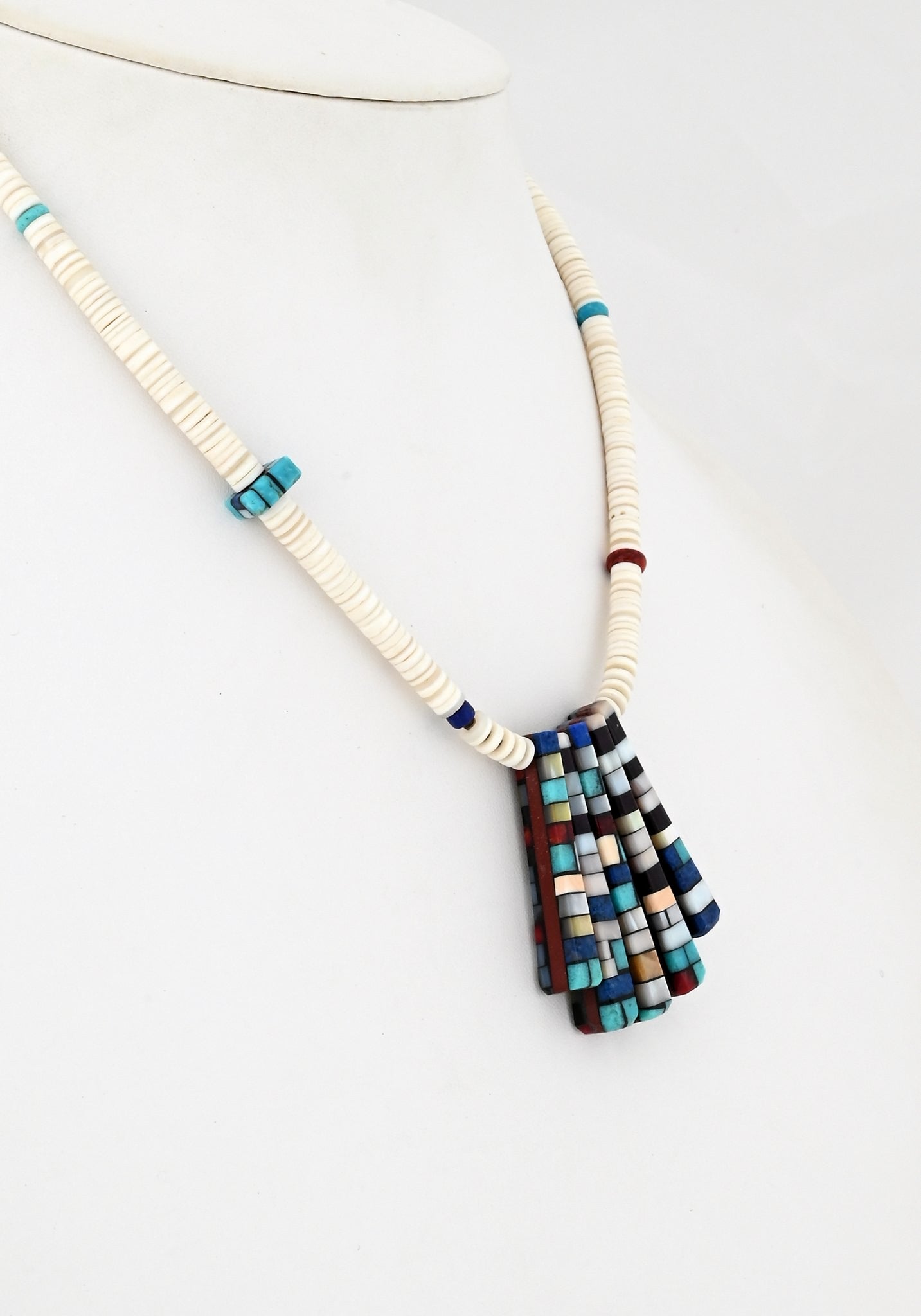 Necklace with Reversable Pendant by Charlene Reano