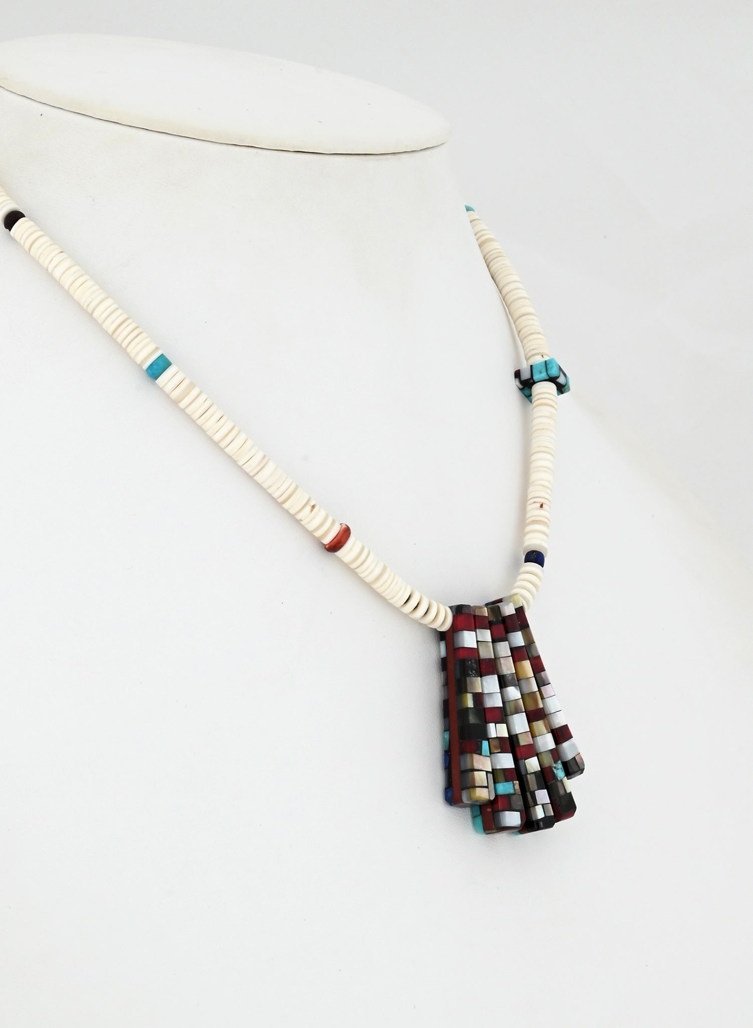 Necklace with Reversable Pendant by Charlene Reano