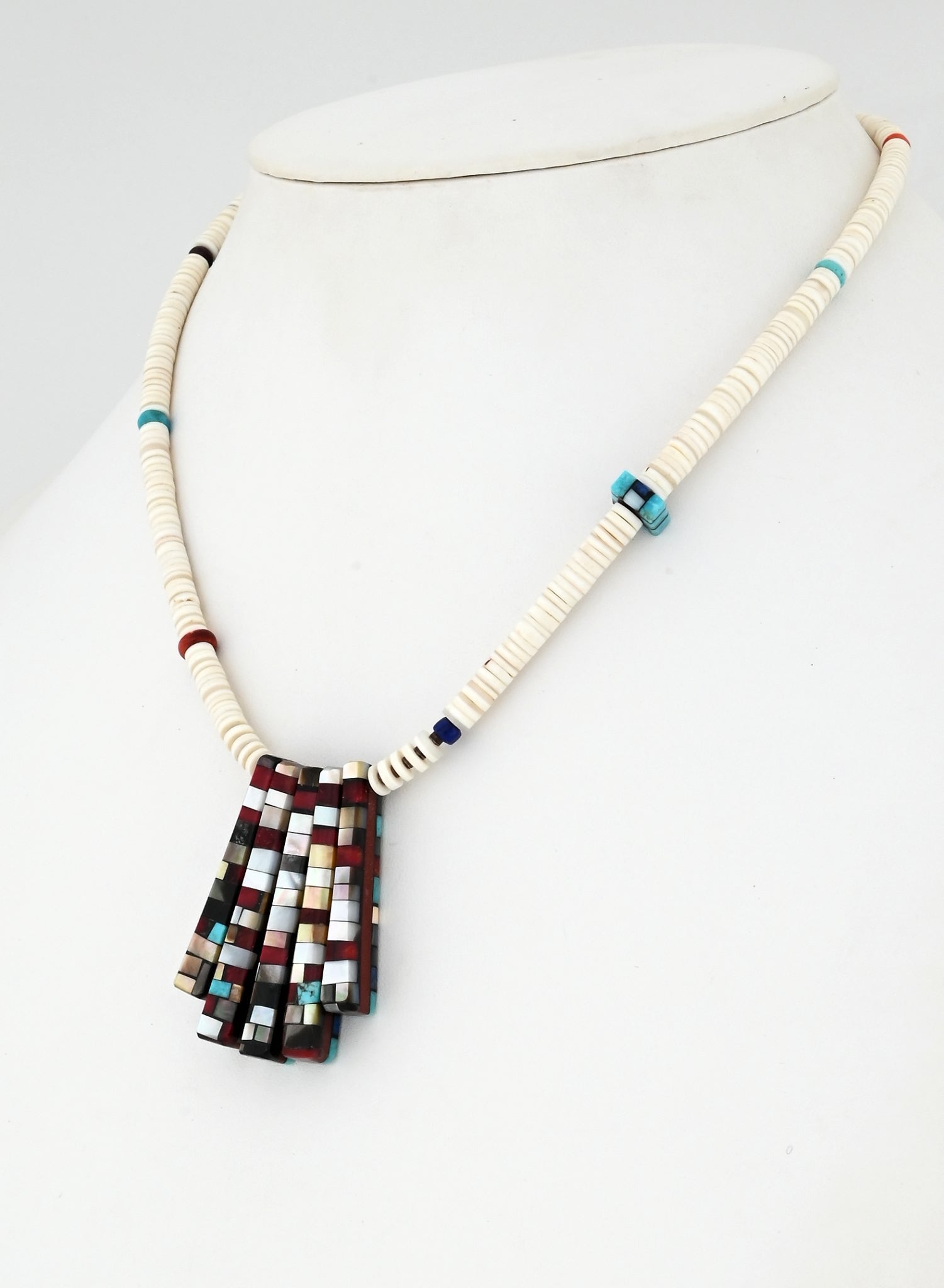 Necklace with Reversable Pendant by Charlene Reano