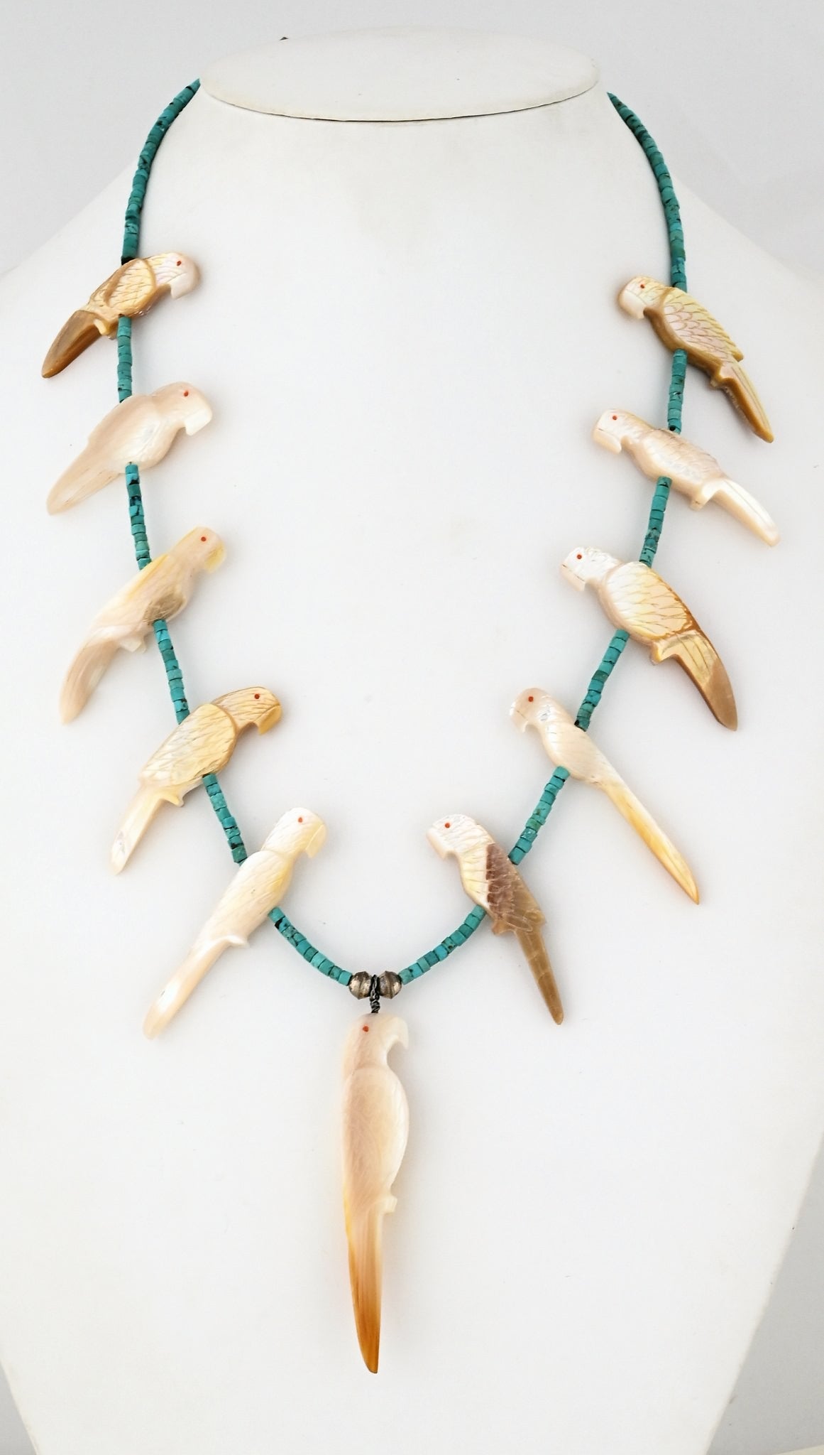 Fetish Necklace with Parrots