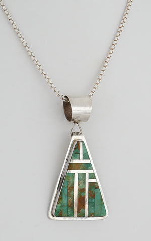 Pendant with Inlay by O. Coriz