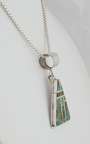 Pendant with Inlay by O. Coriz