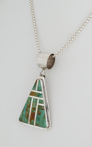 Pendant with Inlay by O. Coriz