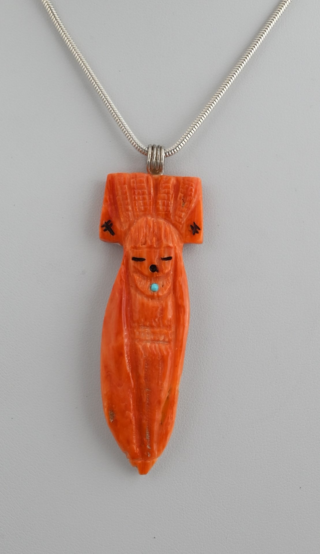 Corn Maiden Pendant (Zuni)