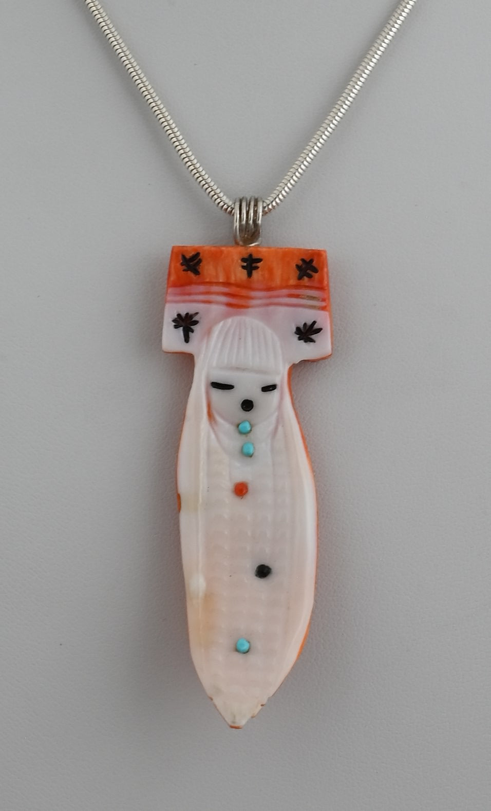 Corn Maiden Pendant (Zuni)